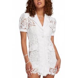 black lace hippie dress Reverie Black Lace Trim Mini Dress - The Hippie Shake main image 1